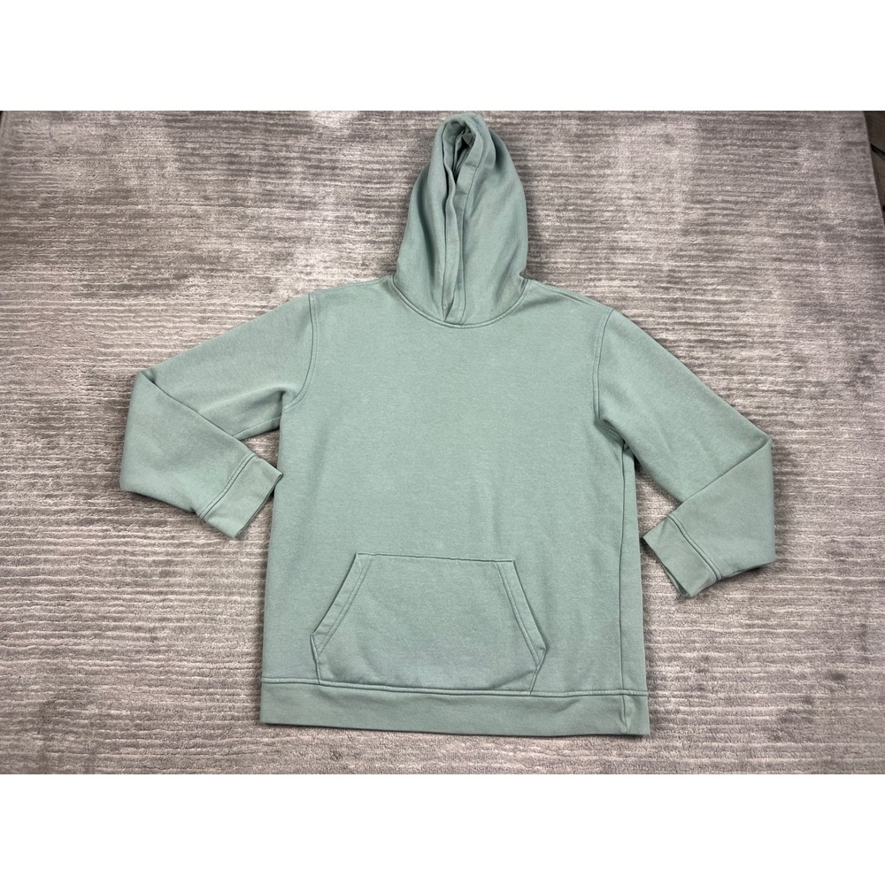 Wonder Nation Hoodie Boys XL 14-16 Husky Green Sage Fleece Pullover Long Sleeve